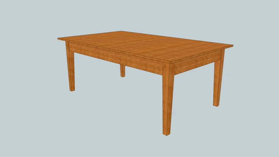 Harvest Table 3D Warehouse