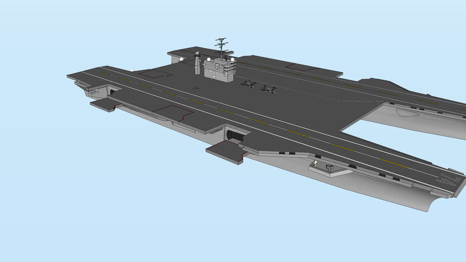 Catamaran Aircraft Carrier | 3D Warehouse