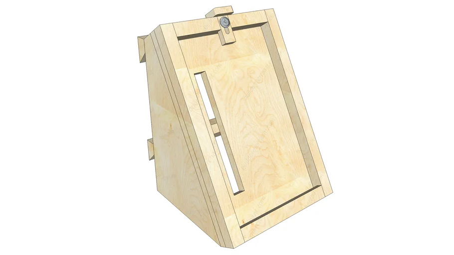 Circular Saw Holder on French Cleat Wall 3D Warehouse