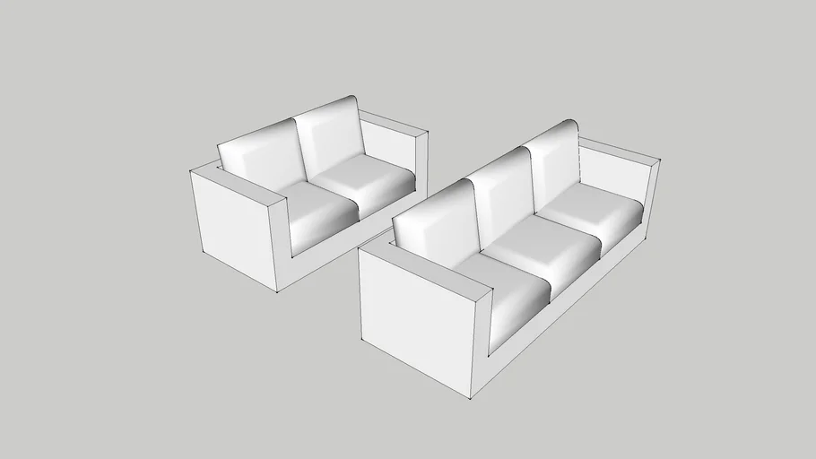Google SketchUp パーフェクト 作図実践編 ソファセット | 3D Warehouse
