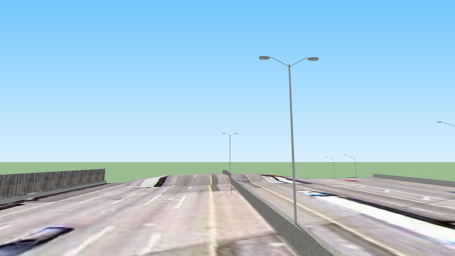 Interstate 294 Overpassing over Lawrence Avenue | 3D Warehouse