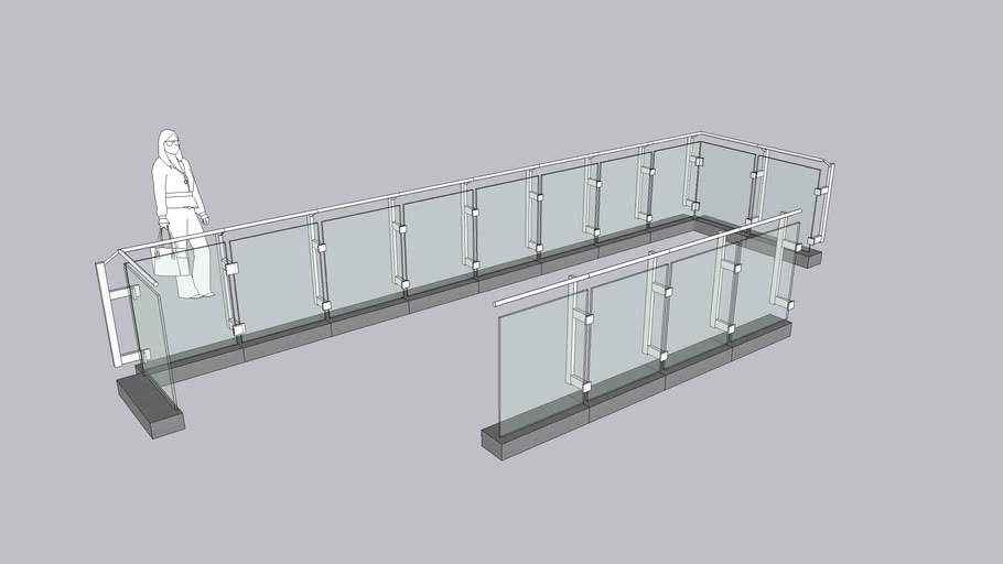 Railing Glass By SmartBunny 3D Warehouse
