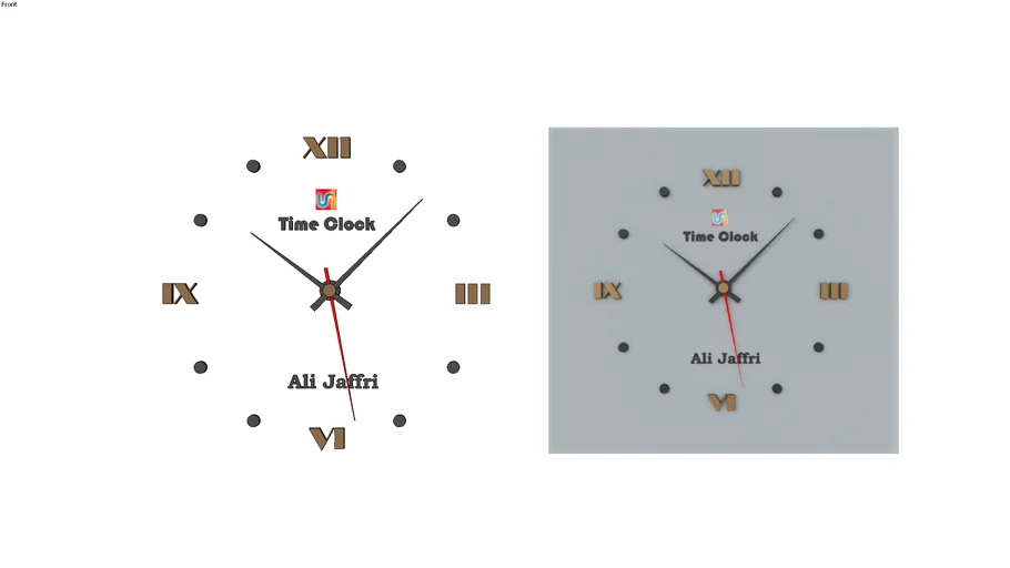 Wall Clock 3D Warehouse