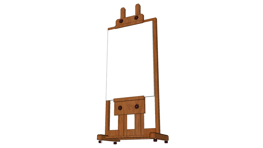 artist easel 3D Warehouse