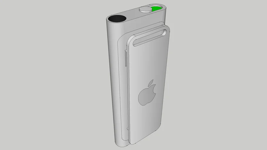 Apple iPod Shuffle 3rd Generation 3D Warehouse