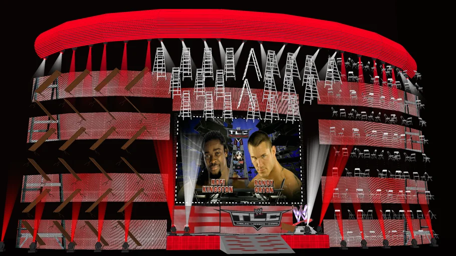WWE Tables, Ladders & Chairs 3D Warehouse