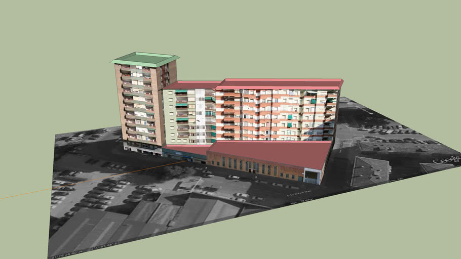 Edificio De Viviendas Y Locales Comerciales 3d Warehouse