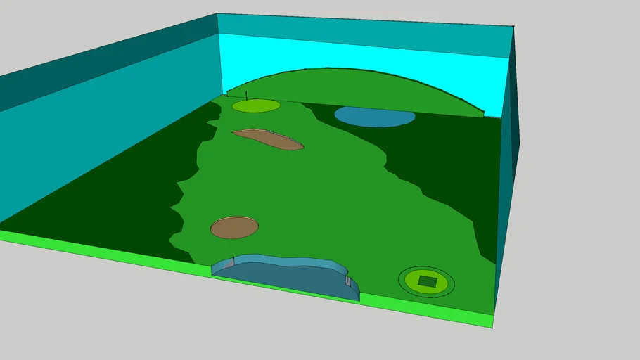 cheap golf course | 3D Warehouse