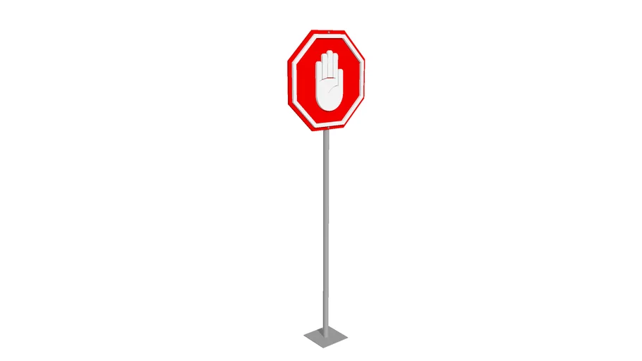 Stop Sign | 3D Warehouse