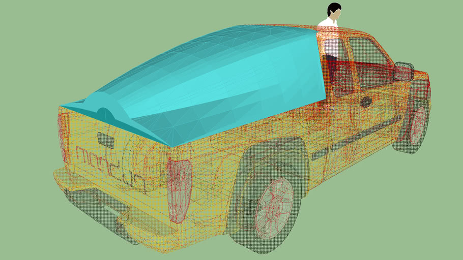 Aerodynamic Pickup Cap 3D Warehouse