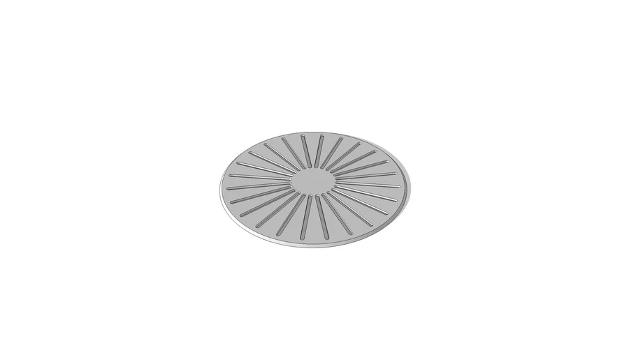 Simple Floor Air Diffuser | 3D Warehouse