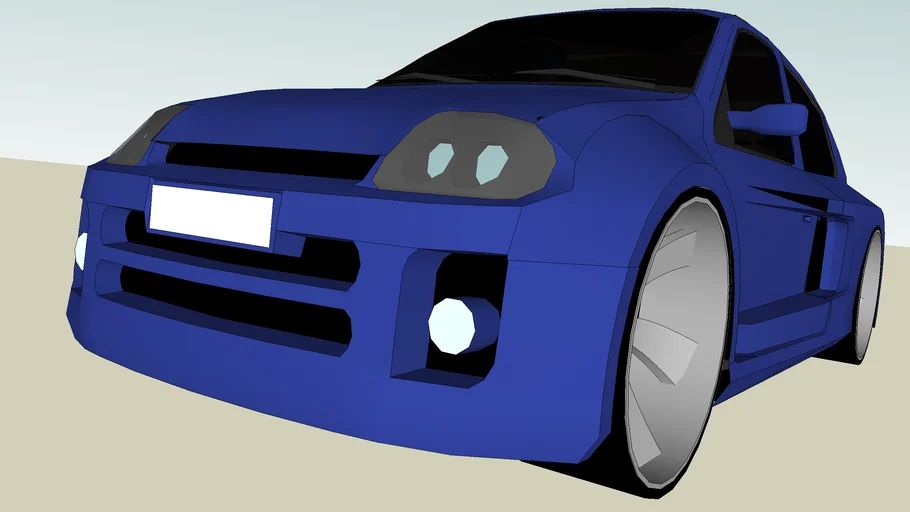 Modified Renault Clio V6 | 3D Warehouse