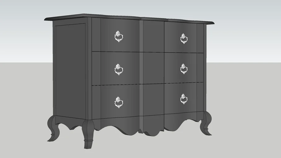Harvard Chest of drawers 3D Warehouse