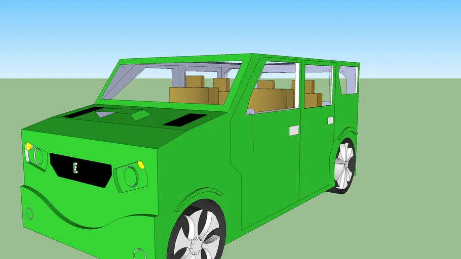 Carro Simples sem rodas Para montar Jogo - - 3D Warehouse