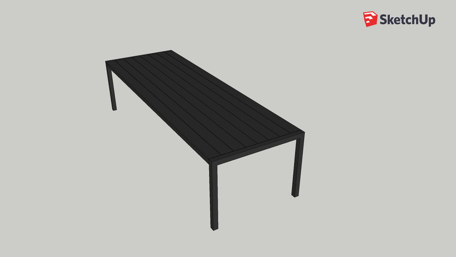 Restoration Hardware Aegean Table Large Patio 3D Warehouse