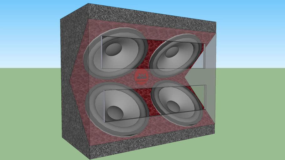 subwoofer box 3D Warehouse