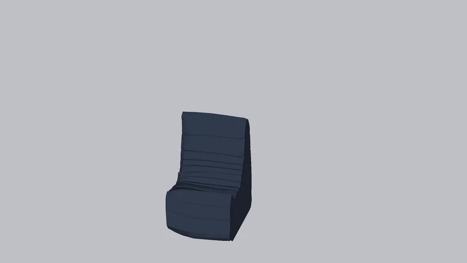 West Elm Levi Bean Bag Chair | 3D Warehouse