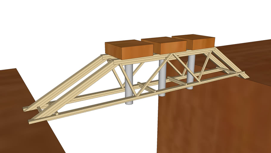 Basswood Bridge for the International Bridge Competition 3D Warehouse