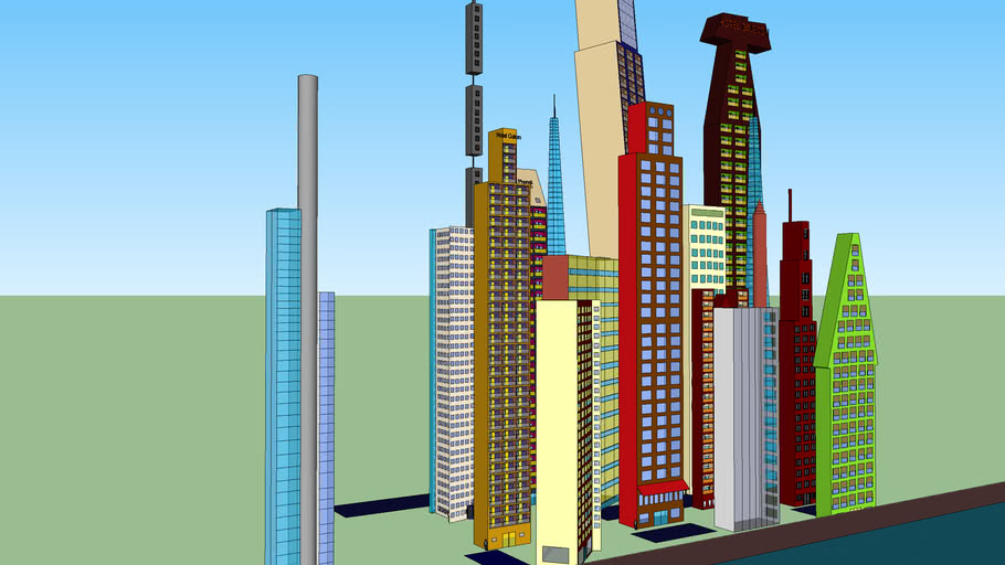 Skyscraper CITY! v1.8 | 3D Warehouse