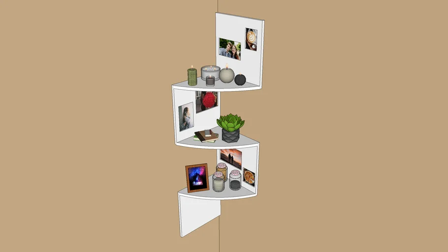 Corner Shelf 3D Warehouse