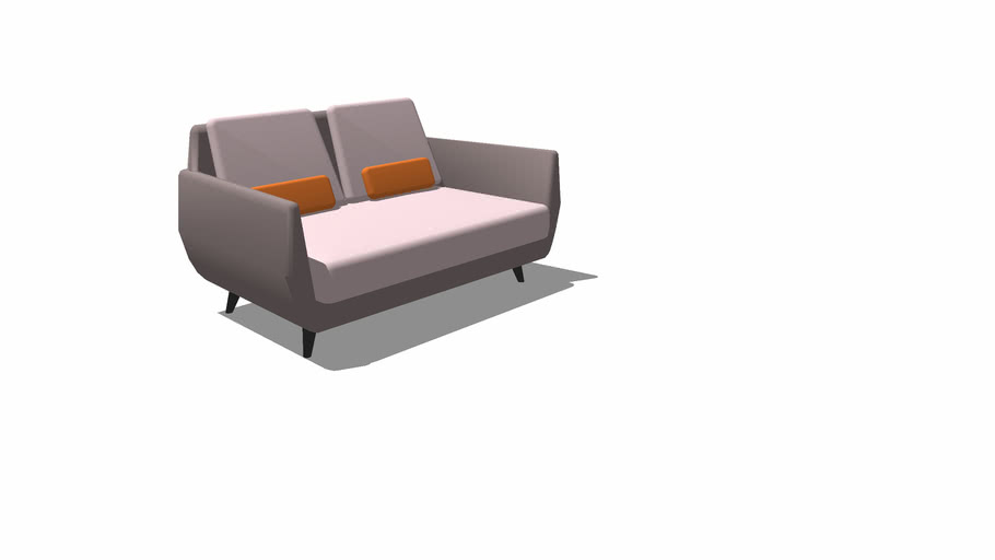 Sofa Habitat Ella 2 plazas 3D Warehouse