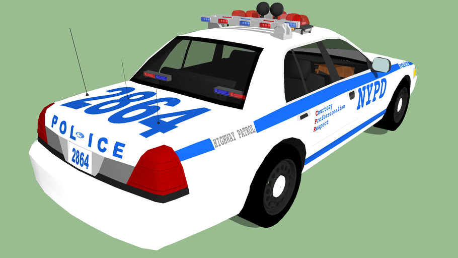 NYPD Highway Patrol Crown Vic | 3D Warehouse