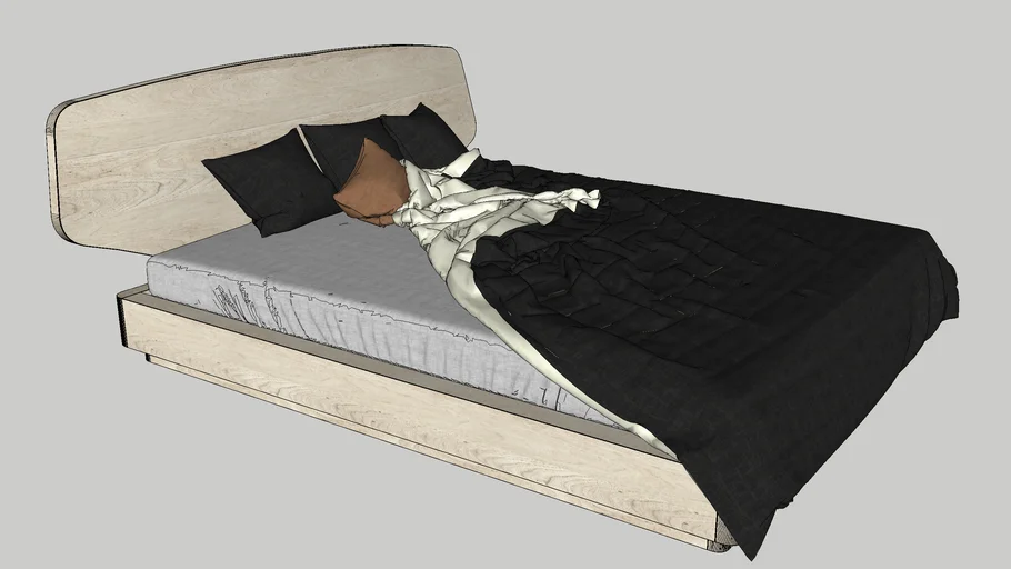 Messy Bed 3D Warehouse   6349f590 2786 432e 9c36 49c409db2af3