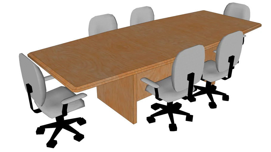 School Office Table 3D Warehouse