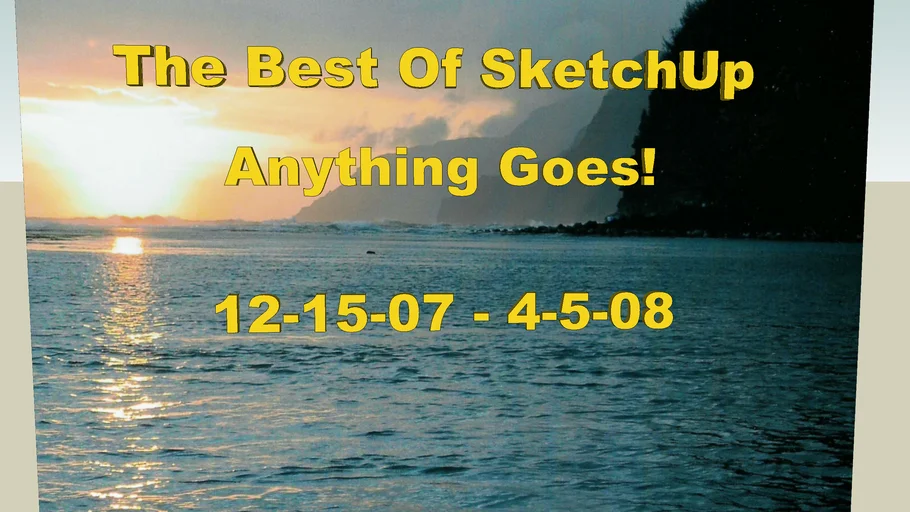 The Best Of SketchUp Contest 3D Warehouse