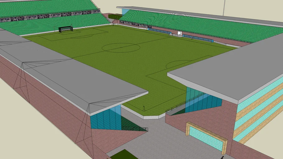 Small Stadium Redeveloped | 3D Warehouse