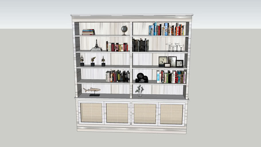 Cottage Themed Bookshelf