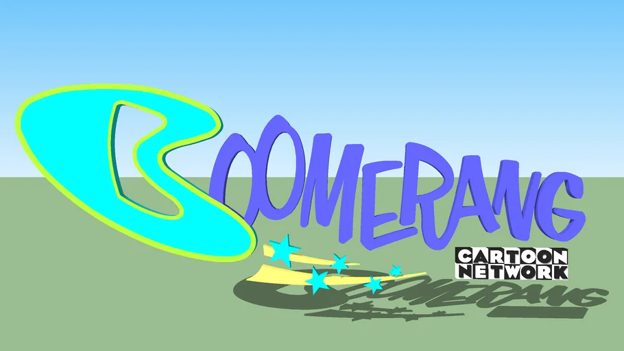 Boomerang From Cartoon Network Logo | 3D Warehouse