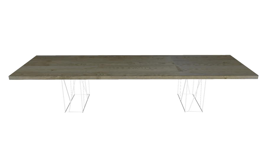 modern, industrial, loft, minimalist, scandinavian style, big dining table NUXX Kazoku, duży stół do jadalni