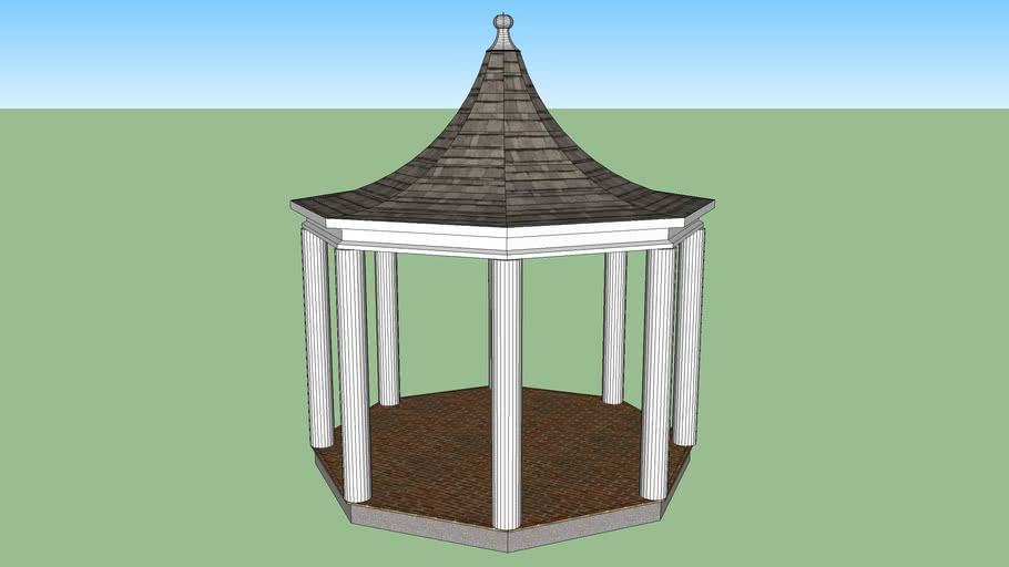 Old Peace Chapel Pillared Gazebo | 3D Warehouse