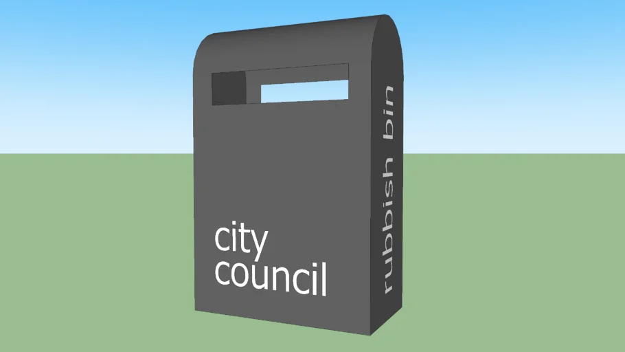 Rubbish bin 3D Warehouse