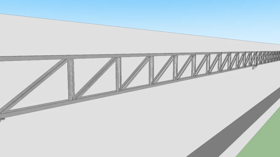 Treliça de metal 1,00x1,50m. cada módulo