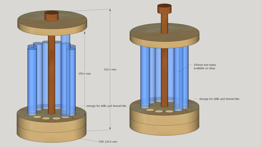 Scroll Saw Blade Storage 3D Warehouse