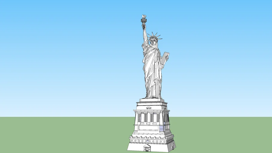 mayor evidencia defensa Estatua de la libertad | 3D Warehouse