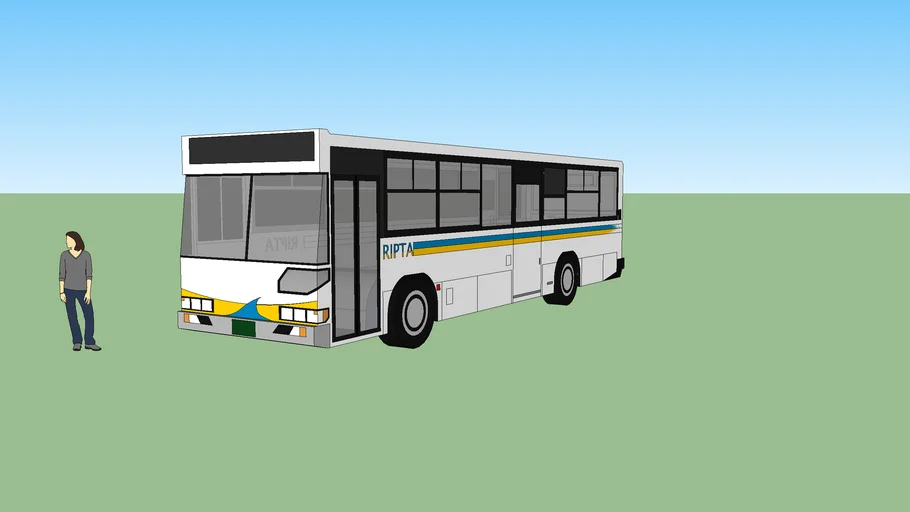 Old RIPTA bus | 3D Warehouse