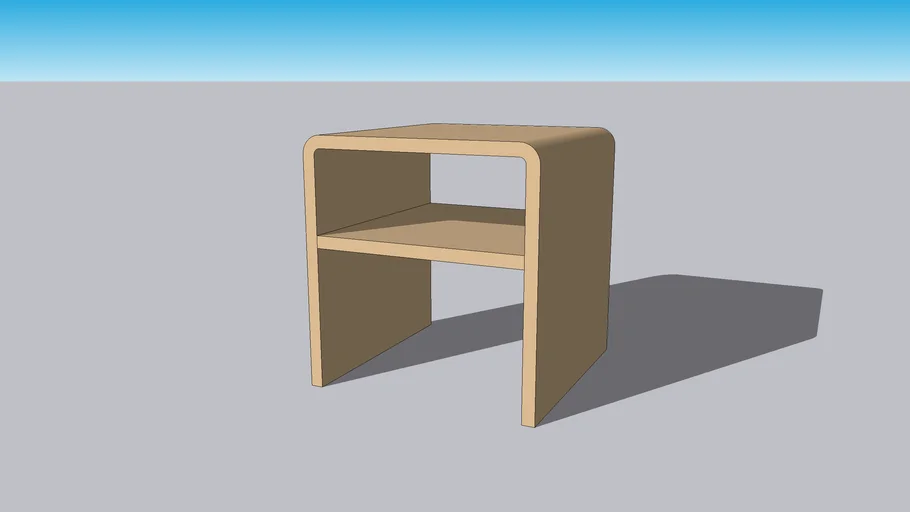 Minimalist night table 3D Warehouse