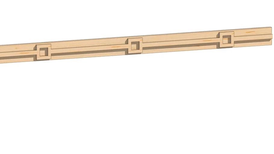 01960712-1 Craftsman Light Rail Insert ( .72' x .25' x 96' ) Dynamic ...