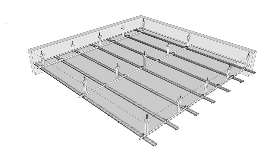 Typical detail Gypsum Board Ceiling | 3D Warehouse