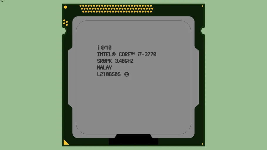 Intel Core i7-3770 (SR0PK) | 3D Warehouse