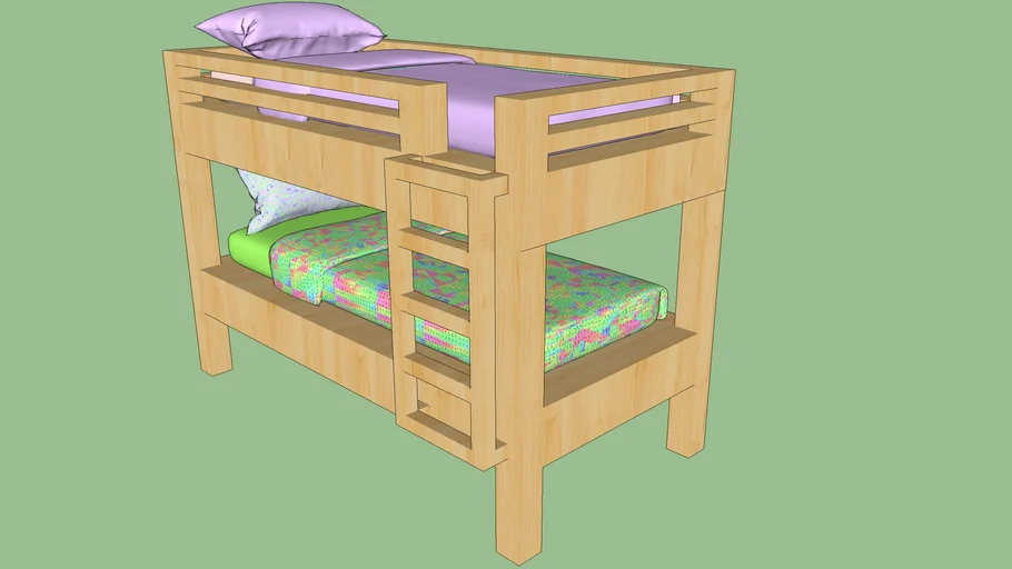 Colorful Bunk Bed | 3D Warehouse