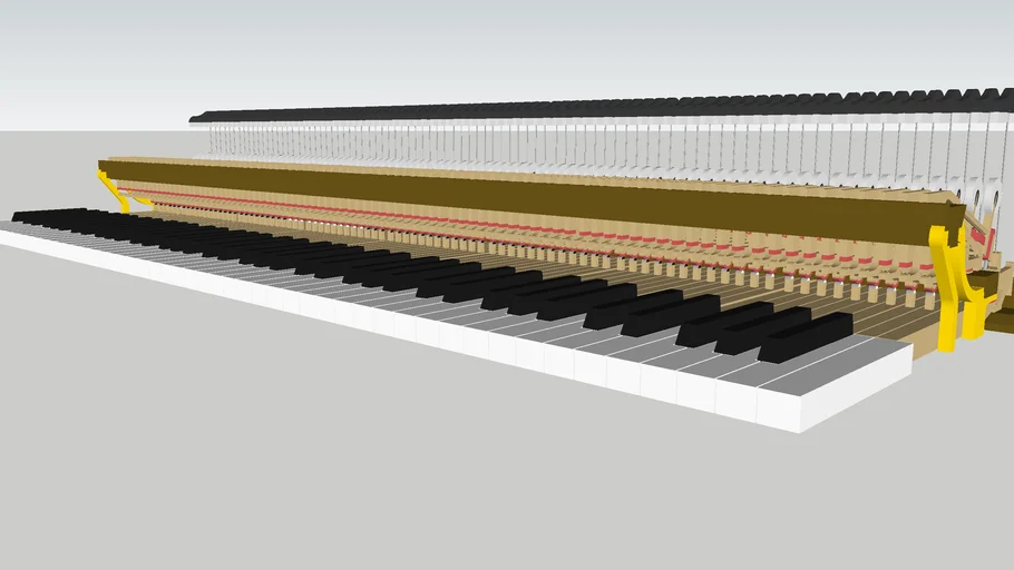 Grand Piano Action | 3D Warehouse