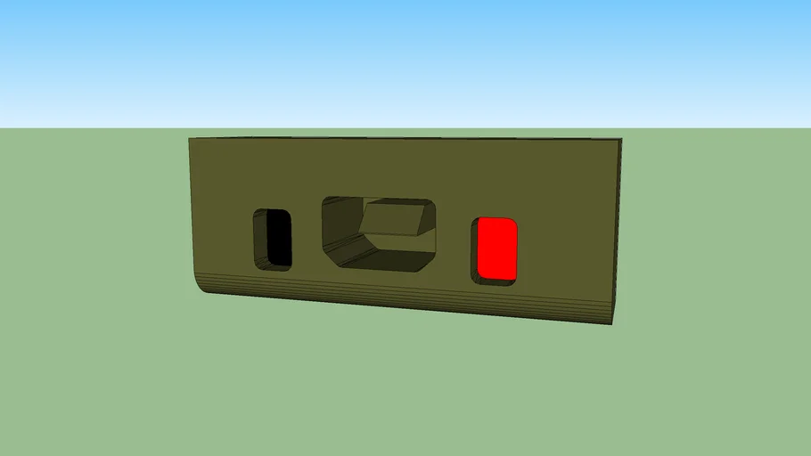 Nintendo 3DS XL Charging Port Block 3D Warehouse