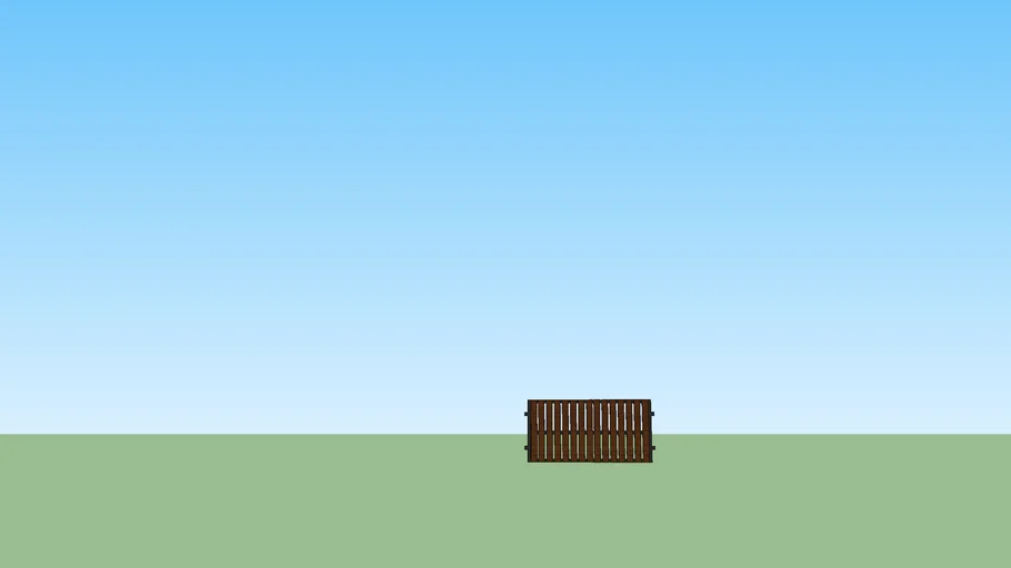 pagar kayu | 3D Warehouse