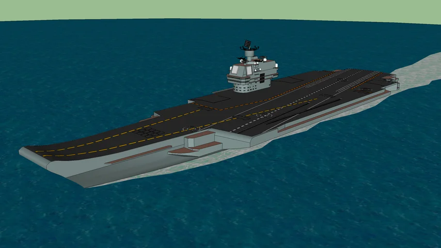 Russian Ulyanovsk class nuclear-powered aircraft carrier