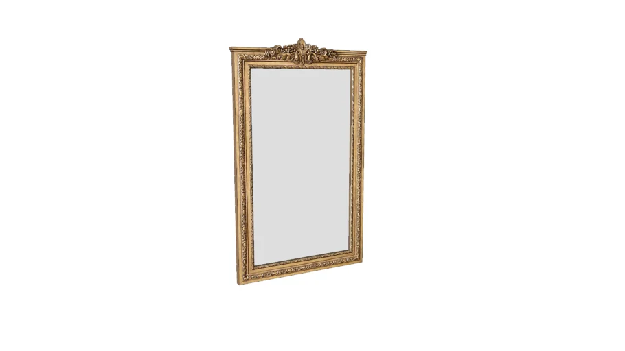 Restoration Hardware FLEUR-DE-LYS GILT MIRROR