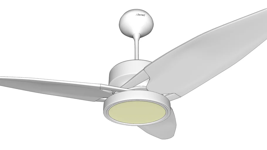 PROPELLER WHITE- Designer Fan by Fanzart VRAY Ready Fan